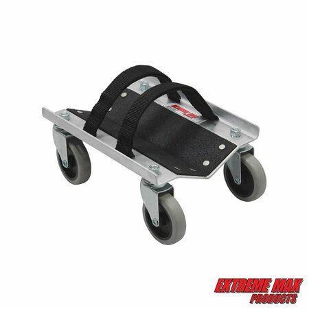 Extreme Max Extreme Max 5800.0225 V-Slides Snowmobile Dolly System - Aluminum, Silver 5800.0225